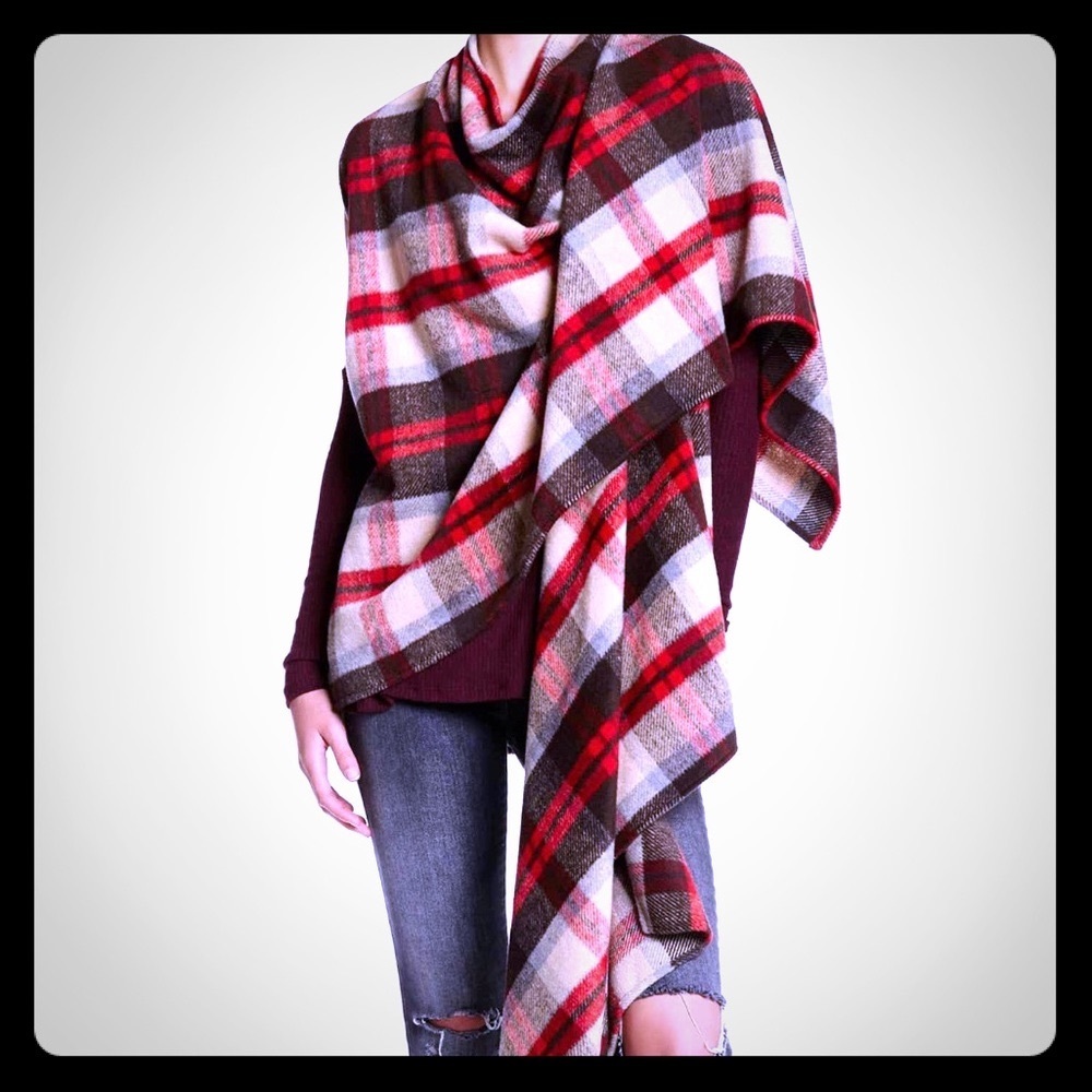 Peach Love California flannel wrap